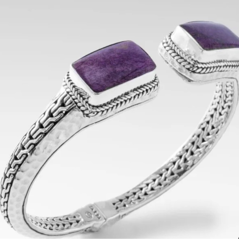 SARDA TIP-TO-TIP BRACELET™ IN PURPURITE - Picture 2 of 6